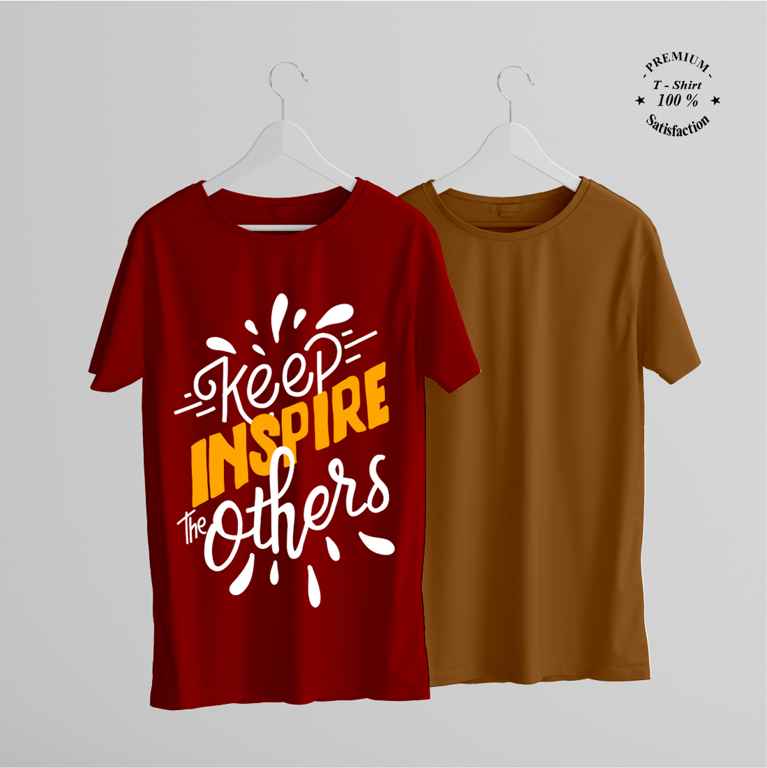 KEEP INSPIRE OTHERS PRINTED T-SHIRTS
