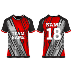NEXT PRINT All Over Printed Customized Sublimation T-Shirt Unisex Sports Jersey Player Name & Number, Team Name.2017001522