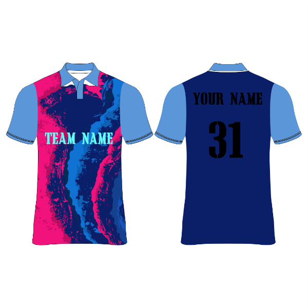 NEXT PRINT All Over Printed Customized Sublimation T-Shirt Unisex Sports Jersey Player Name & Number, Team Name And Logo.NP0080031