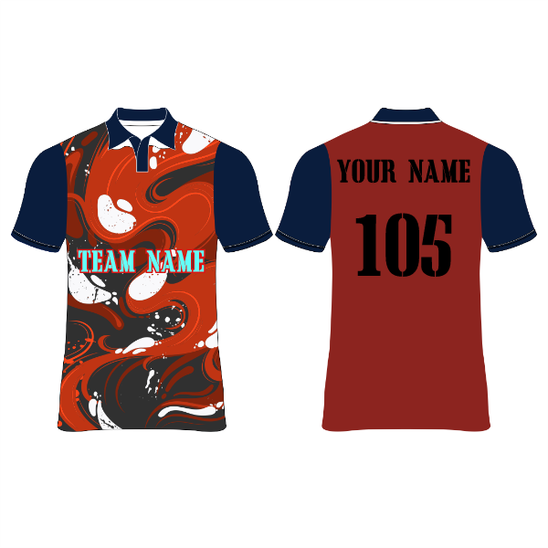 NEXT PRINT All Over Printed Customized Sublimation T-Shirt Unisex Sports Jersey Player Name & Number, Team Name.NP00800105