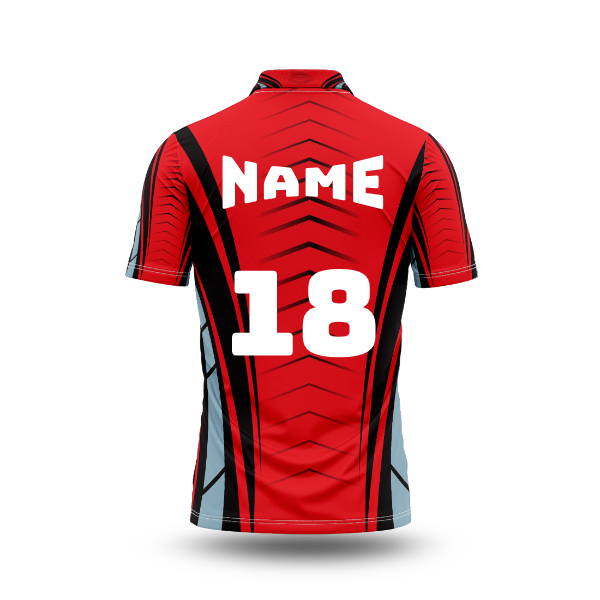Name and Number printed jersey.