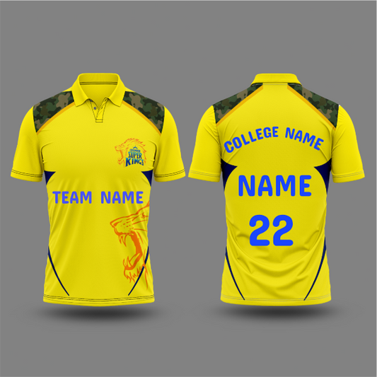 Name Make Your Own Jersey Csk IPL Chennai Super King (CSK