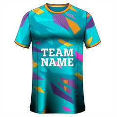 NEXT PRINT Customized Sublimation Printed T-Shirt Unisex Sports Jersey Player Name & Number, Team Name.2072082104