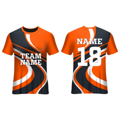 NEXT PRINT Customized Sublimation Printed T-Shirt Unisex Sports Jersey Player Name & Number, Team Name.2076679870
