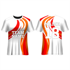 NEXT PRINT Customized Sublimation Printed T-Shirt Unisex Sports Jersey Player Name & Number, Team Name.2076679873