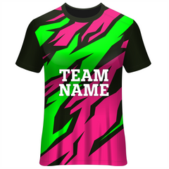 NEXT PRINT Customized Sublimation Printed T-Shirt Unisex Sports Jersey Player Name & Number, Team Name.2080352221