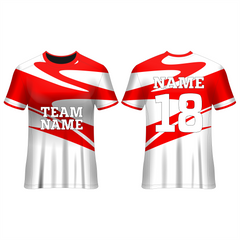 NEXT PRINT All Over Printed Customized Sublimation T-Shirt Unisex Sports Jersey Player Name & Number, Team Name.2080352227