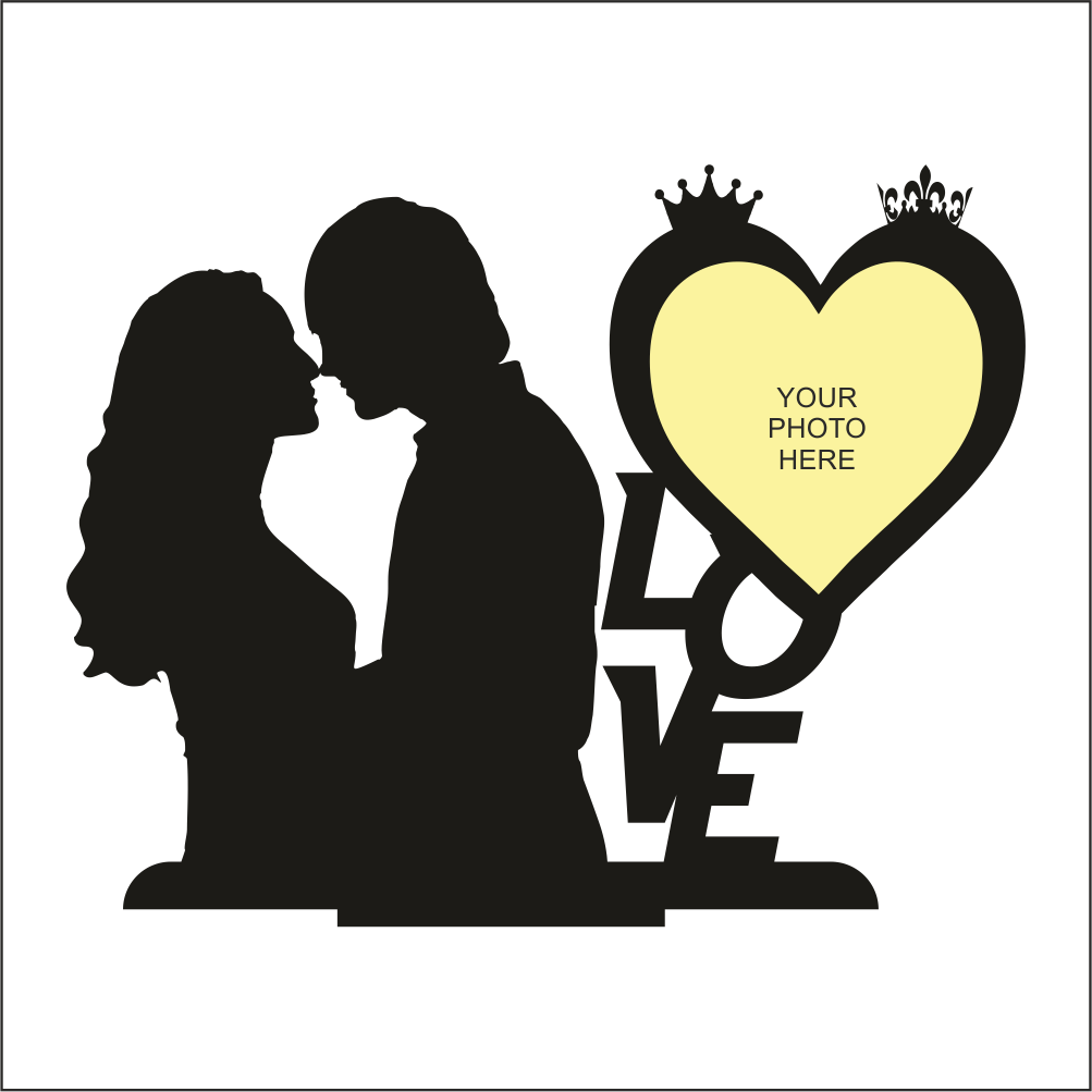 SINGLE IMAGE LOVE STAND FRAME