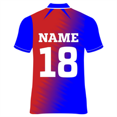 NEXT PRINT All Over Printed Customized Sublimation T-Shirt Unisex Sports Delhi Capitals Cricket  Jersey Player Name & Number, Team Name And Logo.NP090000