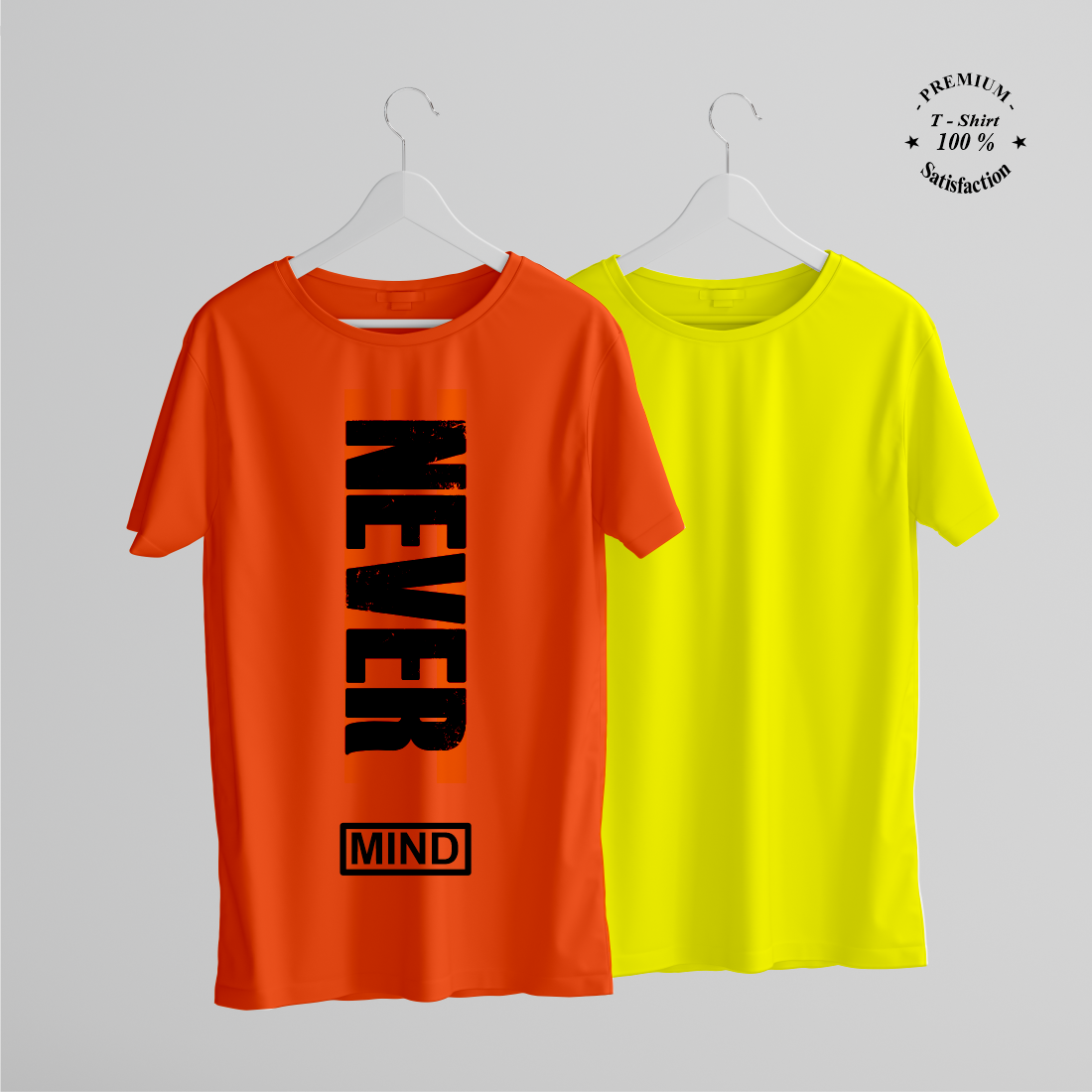 NEVER MIND PRINTED T-SHIRTS