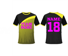NEXT PRINT All Over Printed Customized Sublimation T-Shirt Unisex Sports Jersey Player Name & Number, Team Name.692987344