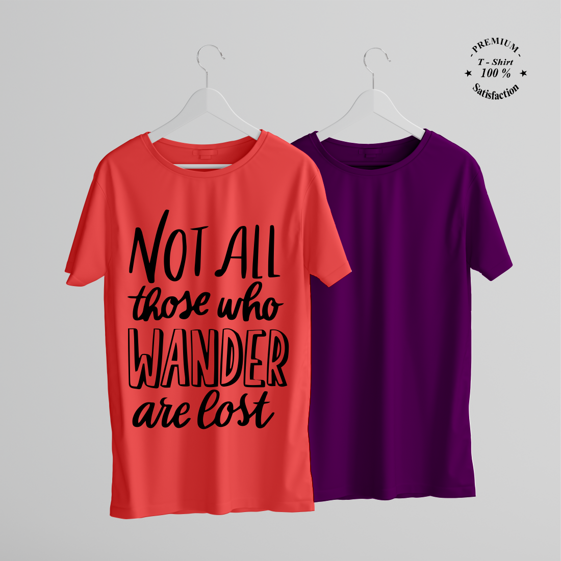 NOT ALL THOSE WHO WANDER LOST PRINTED T-SHIRTS