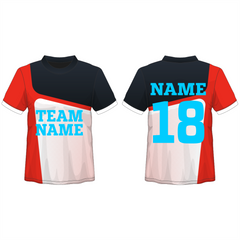 NEXT PRINT All Over Printed Customized Sublimation T-Shirt Unisex Sports Jersey Player Name & Number, Team Name.705864880