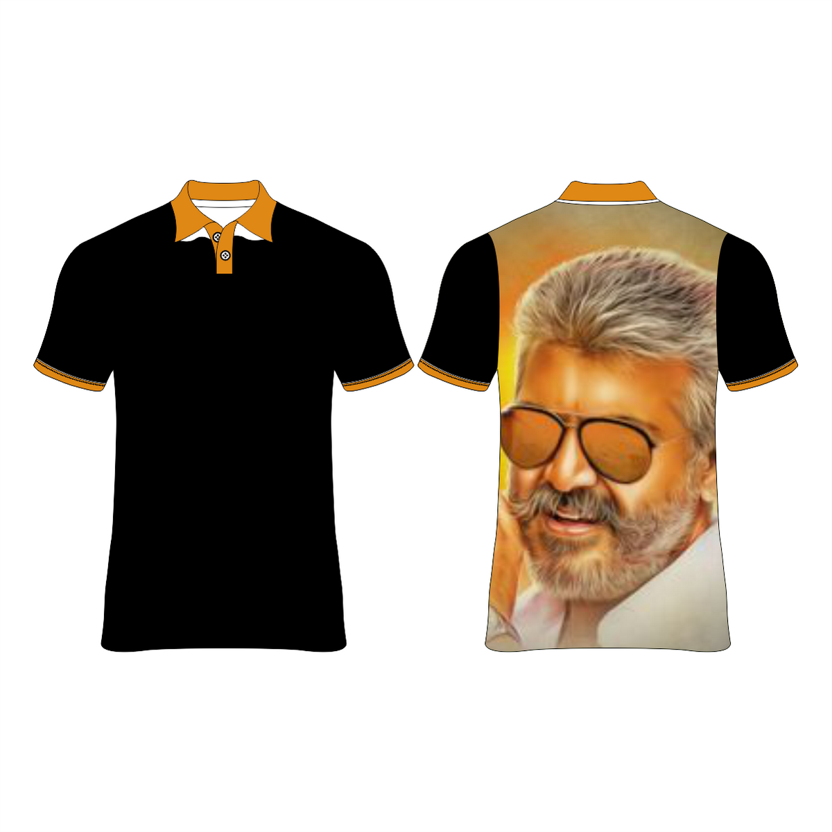 AJITH KUMAR PRINTED T-SHIRTS