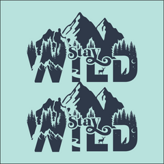 STAY WILD PRINTED T-SHIRTS