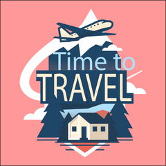 TIME TO TRAVEL PRINTED T-SHIRTS