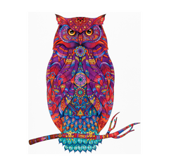 OWL ART PRINTED T-SHIRTS