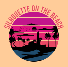 SILHOUETTE ON THE BEACH PRINTED T-SHIRTS