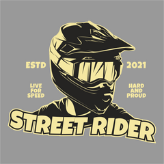 STREET RIDER PRINTED T-SHIRTS