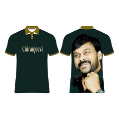 Next Print Chiranjeevi Photo Printed T-Shirt.