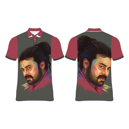 Next Print Chiranjeevi Photo Printed T-Shirt.