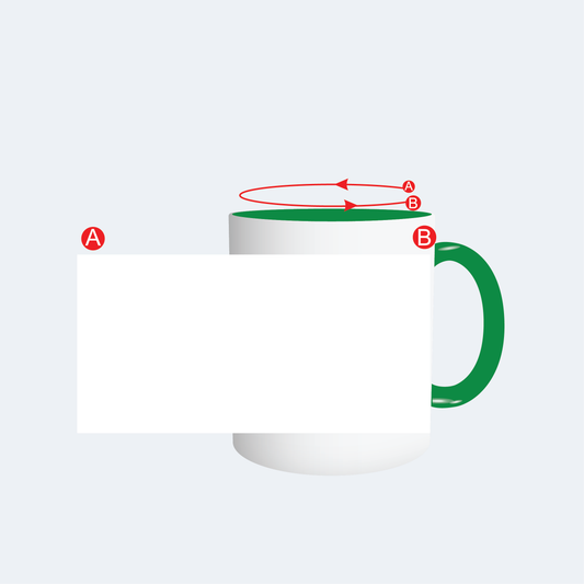 Customised Green Color Mug