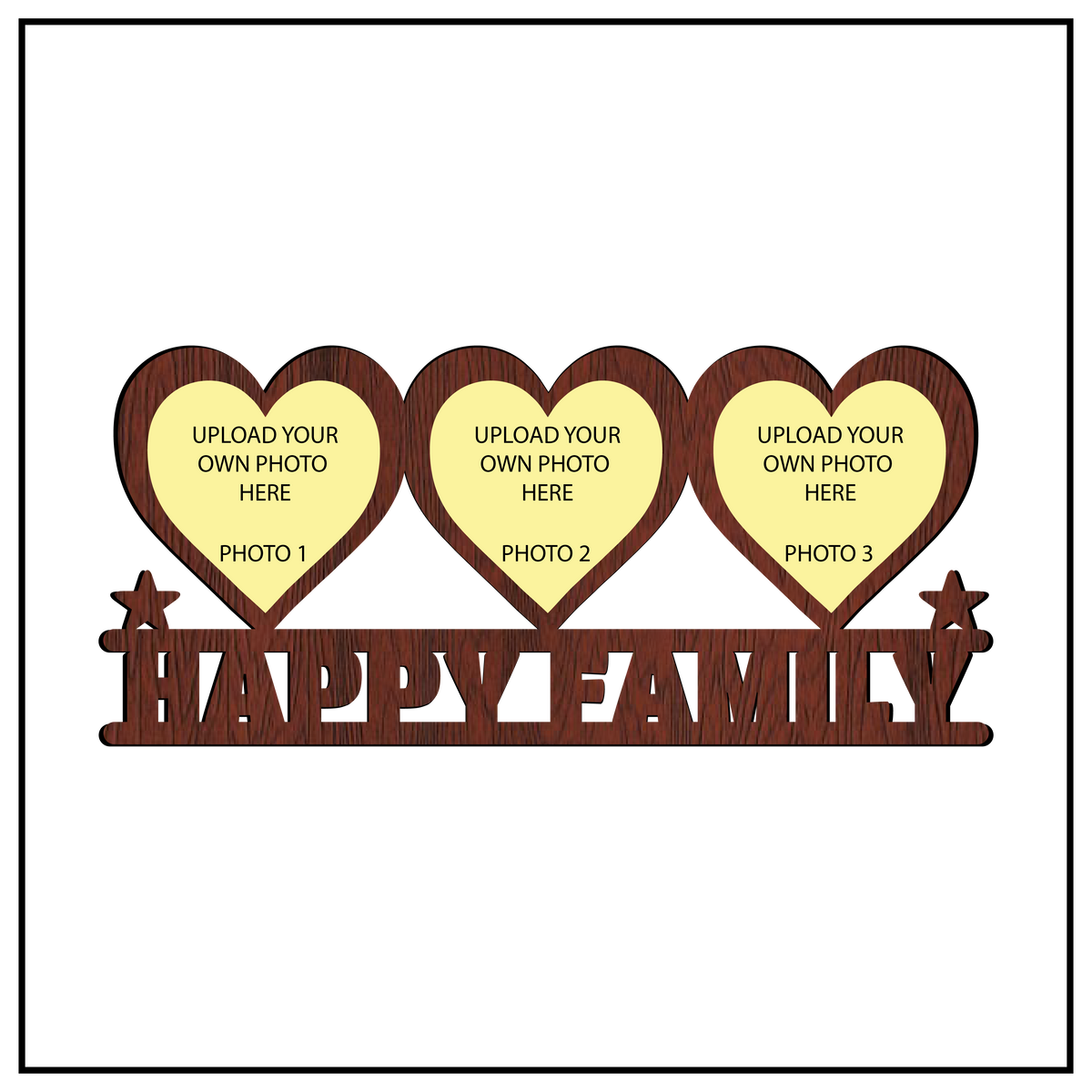 Happy Family Wall Frame