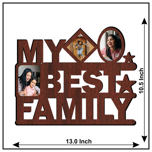 My Best Family Wall Frame