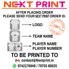 NEXT PRINT Customised Sublimation all Over  Printed T-Shirt Unisex Cricket Sports Jersey Player Name,  Player Number,Team Name and Logo.1873674265