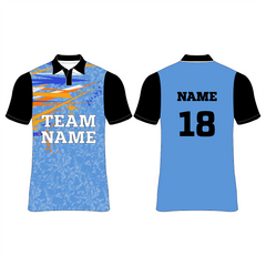 NEXT PRINT All Over Printed Customized Sublimation T-Shirt Unisex Sports Jersey Player Name & Number, Team Name. NP0080023