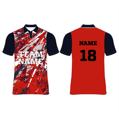 NEXT PRINT All Over Printed Customized Sublimation T-Shirt Unisex Sports Jersey Player Name & Number, Team Name And Logo.NP0080027