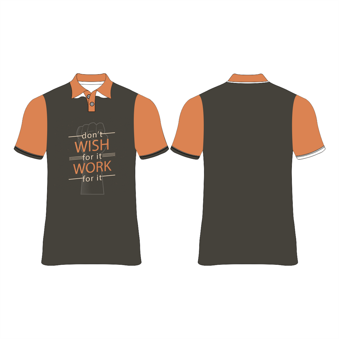 WISH AND WORK PRINTED T-SHIRTS