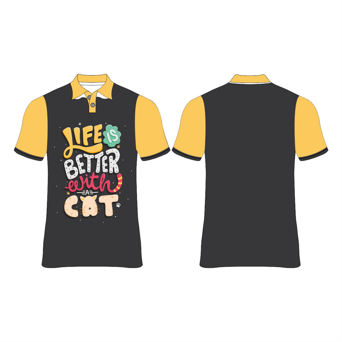 LIFE IS BETTER PRINTED T-SHIRTS