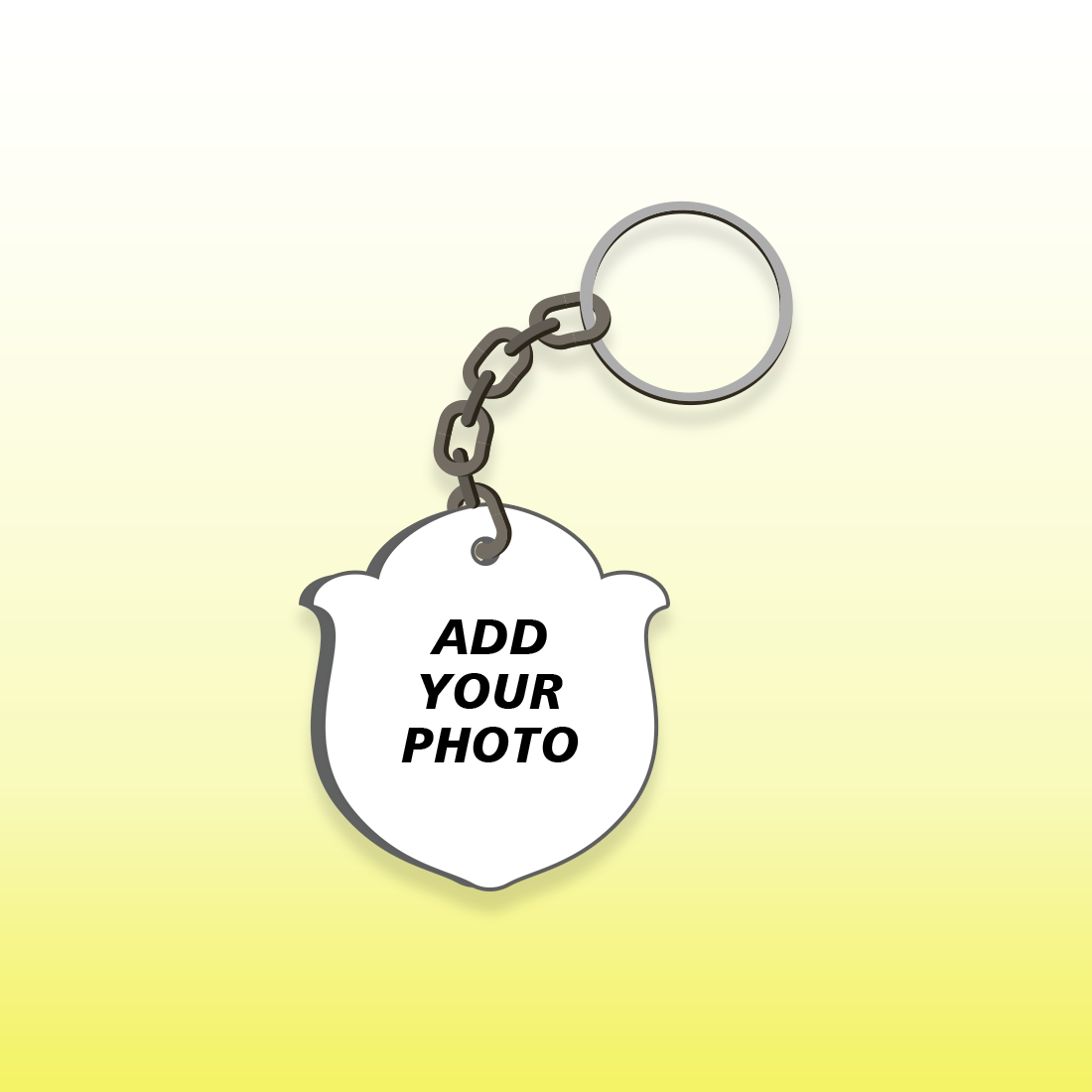 Printed Mdf Key Chain