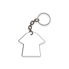 Shirt Shape Photo Mdf Key Chain