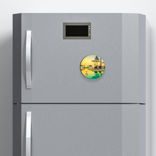 Customised Acrylic Fridge Magnet 3 x 3 Inches Set Of 4