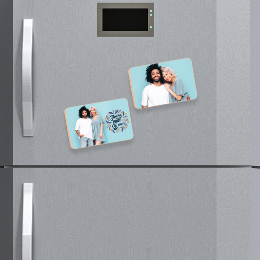 Wooden Fridge Magnet Set Of 4