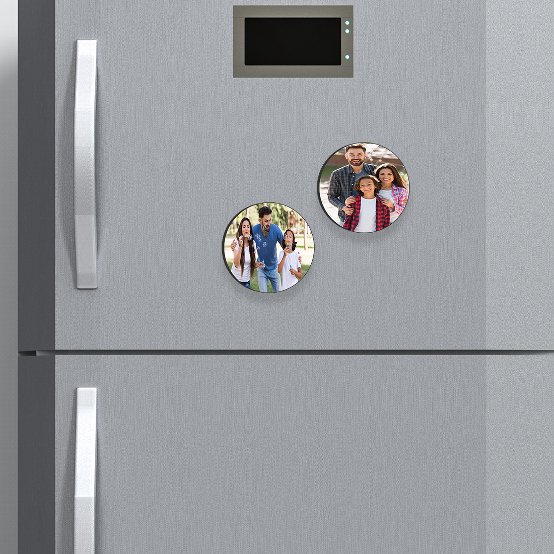 Round Shape Photo Magnet