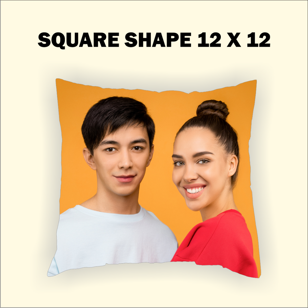 All Over Printed Square Shape Cushion Cover With Filler Next Print