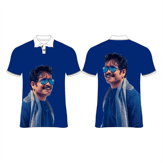 Next Print Nagarjuna Photo Printed T-Shirt.