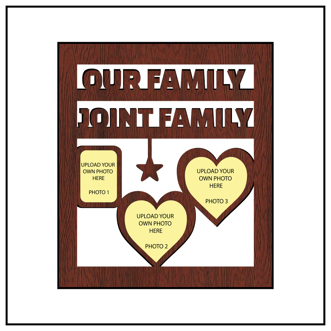 Our Family Joint Family Wall Frame
