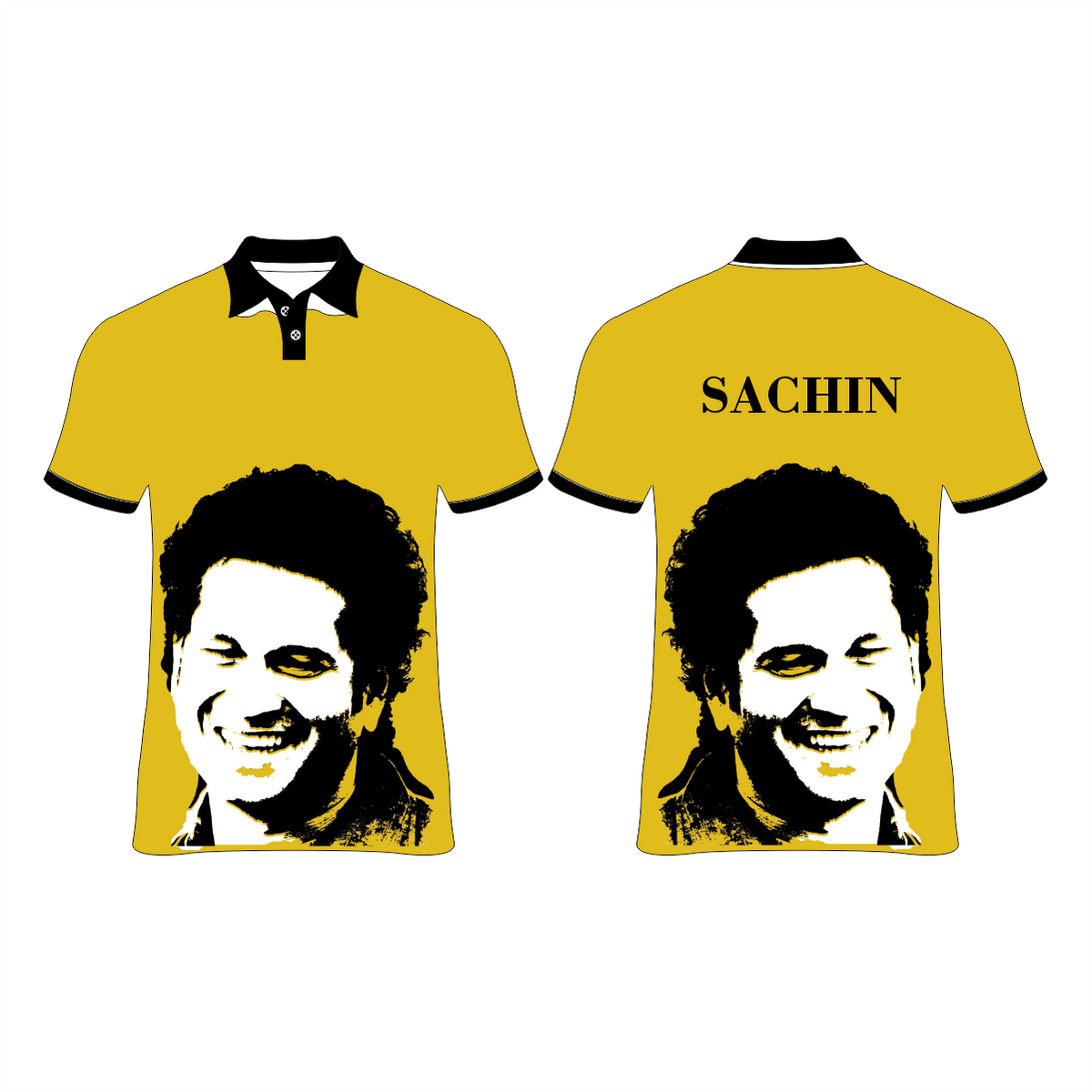 SHACHIN TENDULKAR PRINTED T-SHIRTS