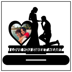 I LOVE YOU SWEET HEART SINGLE IMAGE STAND FRAME 132