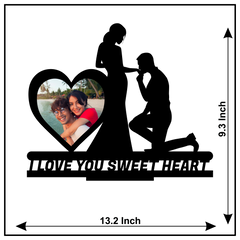 I LOVE YOU SWEET HEART SINGLE IMAGE STAND FRAME 132