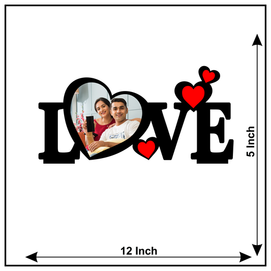LOVE HEART SHAPE STAND FRAME 126