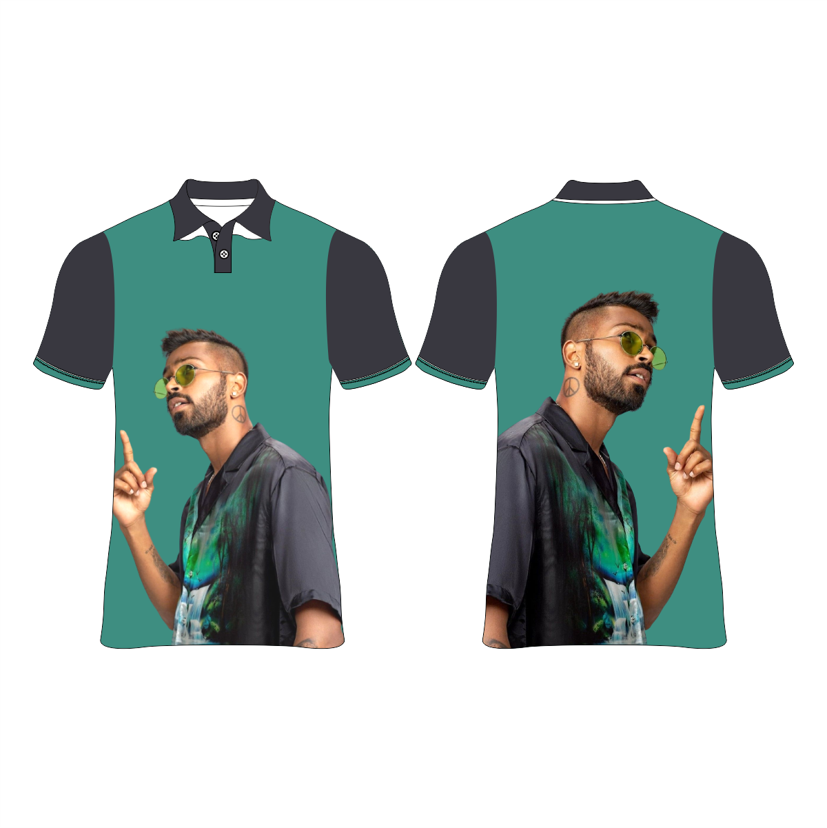 HARDIK PANDYA PRINTED T-SHIRT – Next Print