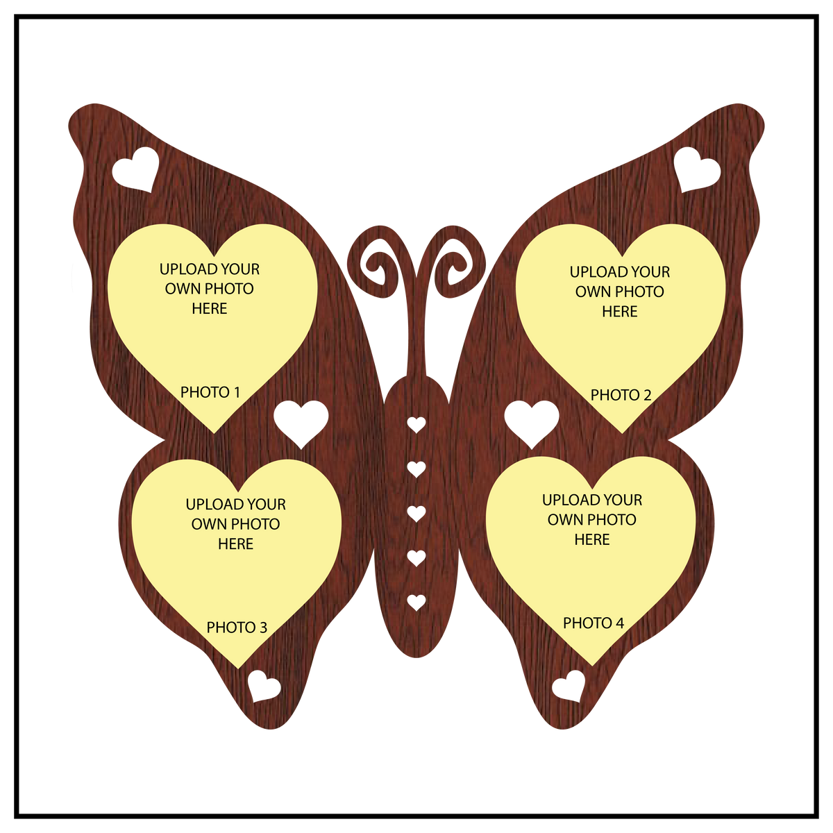 A BEAUTIFUL BUTTERFLY WALLFRAME