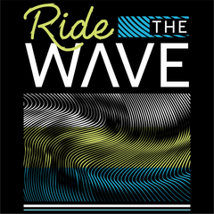 RIDE WAVE PRINTED T-SHIRTS