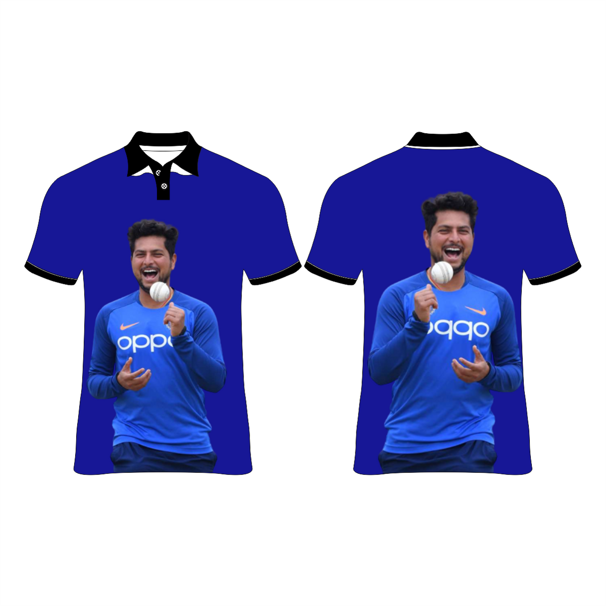 KULDEEP YADAV PRINTED T-SHIRT