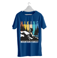 HIKING MOUNTAIN FOREST PRINTED T-SHIRT